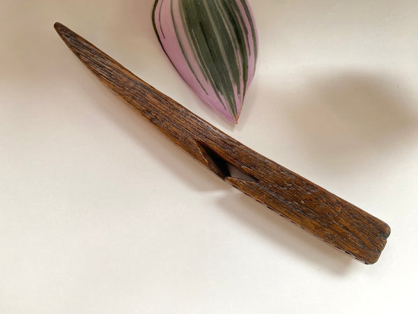 Rare Antique Early 19th Century Child’s Miniature Treen Knitting Sheath Initialled - Source Vintage