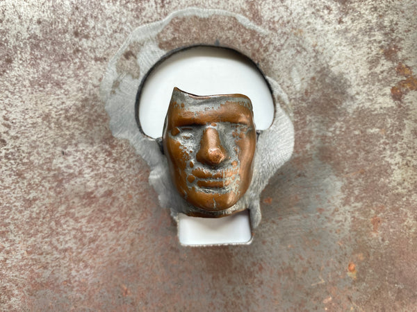 Unusual Rare Vintage Action Figure Factory Face Mold c.1960’s - Source Vintage