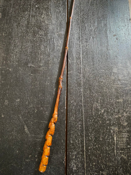 Very Rare Early 19th Century Hazel Wood Wand