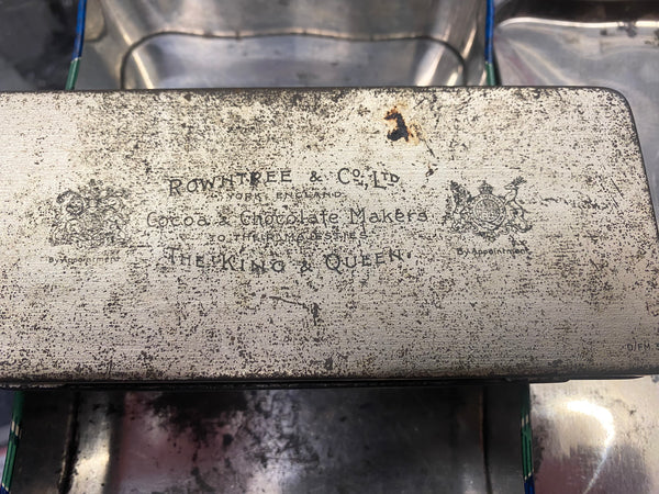 Rare Untouched Rowntree’s Silver Jubilee Chocolate Bar In Original Tin From 1935 - Source Vintage