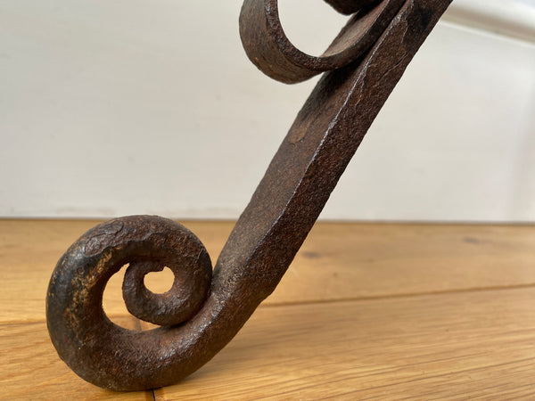 Rare Antique 18th Century Hand Forged Fire Dragon Possibly Catalonian - Source Vintage