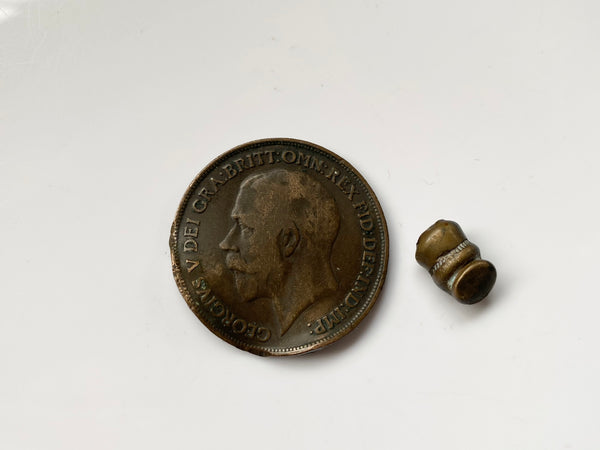 Curious World War 1 Penny Shot By A Bullet