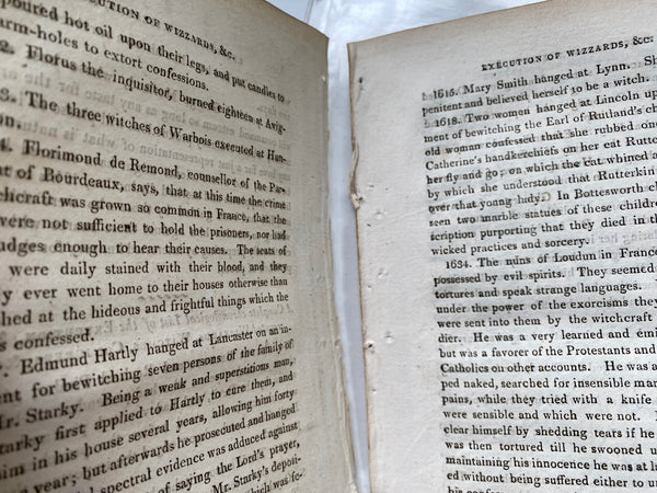 Antique Early 1800’s 18 Page Document Listing The Executions Of Witches & Wizards - Source Vintage
