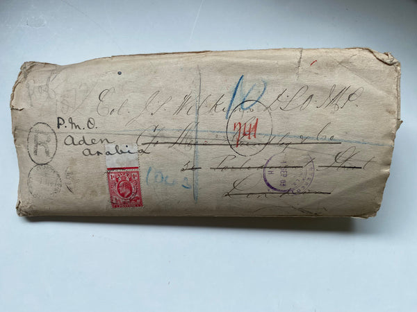 Rare Antique Letter From A Fortune Teller To A Col. J.S. Wilkins Dated 1903 With Original Envelope