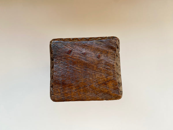 Early Antique Carved Treen Pen Or Pencil Box. Possibly Swedish In Origin Initialled & Dated 1813 - Source Vintage