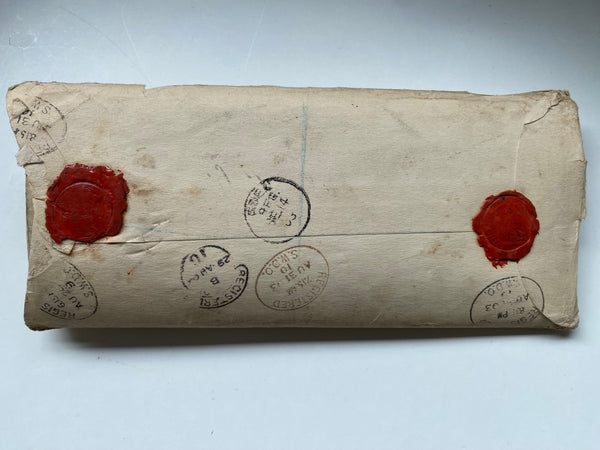 Rare Antique Letter From A Fortune Teller To A Col. J.S. Wilkins Dated 1903 With Original Envelope