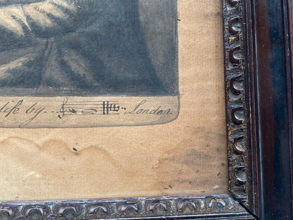 Rare Pair Original Antique 18th Century Drawings By Notable Early Slave Abolitionist ‘Granville Sharp’ - Source Vintage