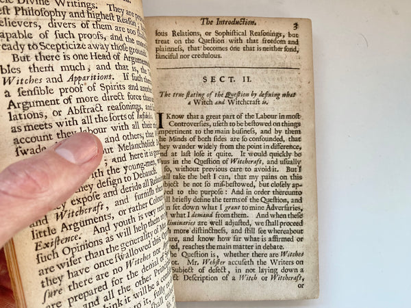 Antique Witchcraft Book Containing Plain Evidence Of Witches & Apparitions 1681 - Source Vintage