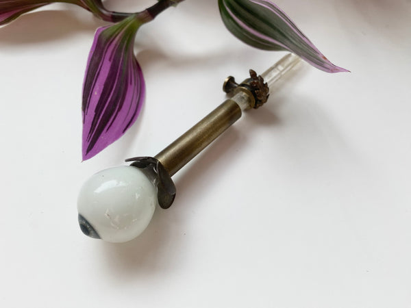 Rare Antique Mid 19th Century Uncut Handblown Glass Eye - Source Vintage