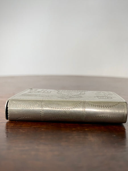 Antique Late 19th Century Vesta Case Adorned With Masonic Symbolism, Lodge No. & Name