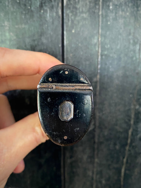 Rare Antique 19th Century Novelty Snuff Box In The Form Of A Gent’s Boot
