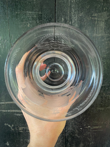 Rare Antique 19th Century Prisoner Convict Ship ‘Sir Robert Peel’ Documentary Glass Tumbler