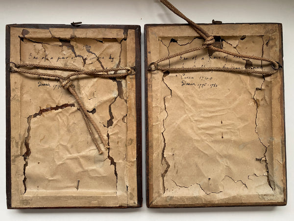 Rare Pair Original Antique 18th Century Drawings By Notable Early Slave Abolitionist ‘Granville Sharp’ - Source Vintage