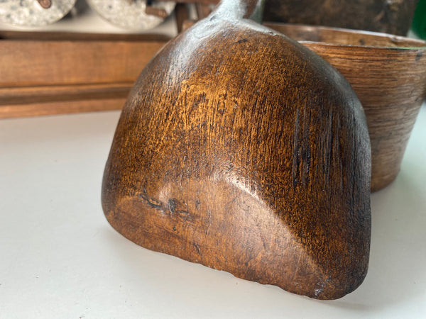 Early George IV Treen Grain Measure & Scoop With Link To The ‘Swing Riots’ Of 1843 With Provenance - Source Vintage
