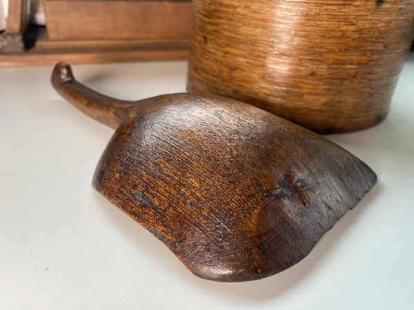 Early George IV Treen Grain Measure & Scoop With Link To The ‘Swing Riots’ Of 1843 With Provenance - Source Vintage