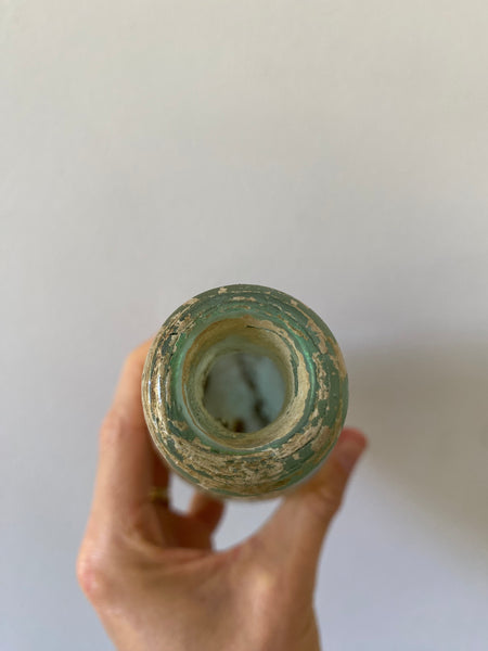 Antique 19th Century Glass Shipwreck Torpedo Bottle - Source Vintage