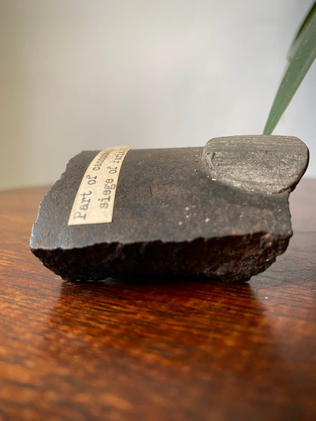 Fragment Of Cannonball From The Siege Of Paris, 1871, With Museum/Collector’s Label