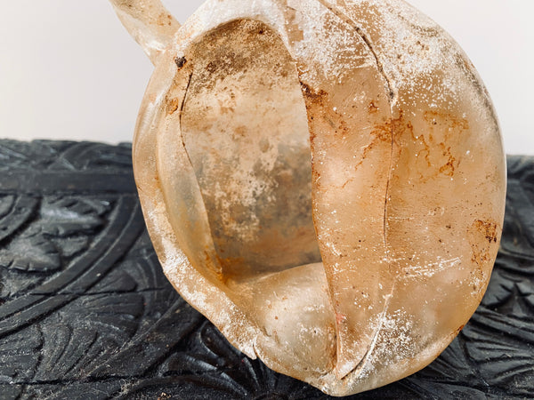 *RESERVED FOR ANDY* Superb Antique Fire Damaged Roman Glass Juglet Sculptural Art
