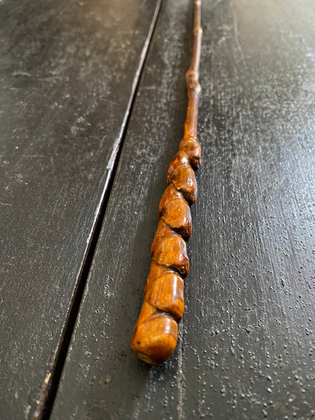 Very Rare Early 19th Century Hazel Wood Wand