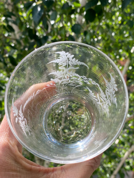 Antique Victorian Macabre ‘His Last Drop’ Hanging Glass Tumbler - Source Vintage