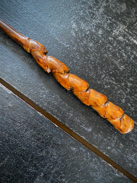 Very Rare Early 19th Century Hazel Wood Wand