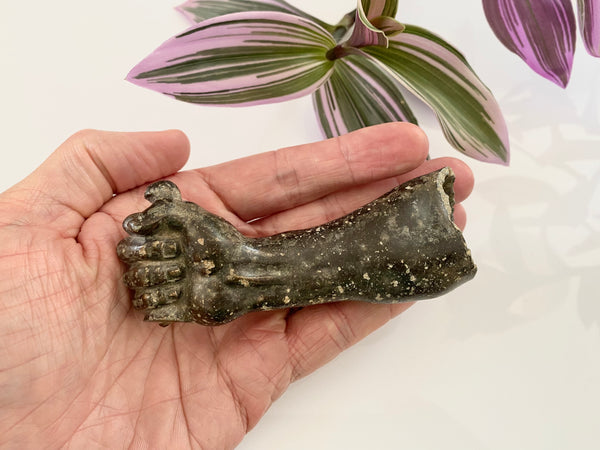 A Fascinating Heavy Bronze Arm Fragment Detecting Find From North Yorkshire - Source Vintage