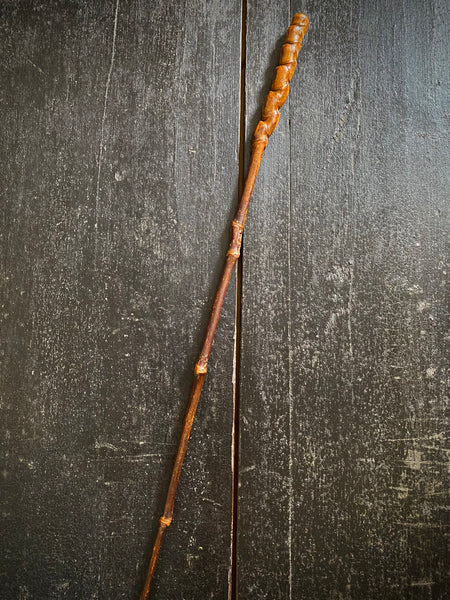 Very Rare Early 19th Century Hazel Wood Wand