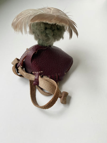 Curious Collection Of Late 19th - Early 20th Century Falconry Hoods & Cock Fighting Spur - Source Vintage
