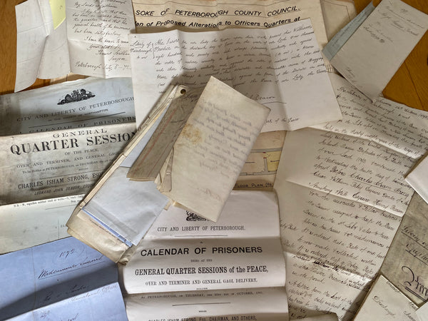 Curious Antique Victorian Collection Of Police Archives Inc. Police, Witness & Judicial Statements