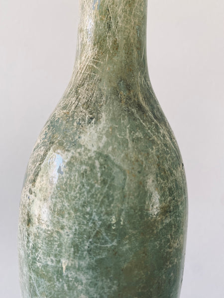 Antique 19th Century Glass Shipwreck Torpedo Bottle - Source Vintage