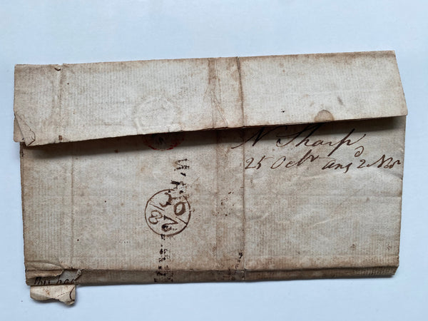 Rare Antique 18th Century Handwritten Letter About American War Of Independence & The Effect It’s Having On A Knaresbrough Man’s Investments