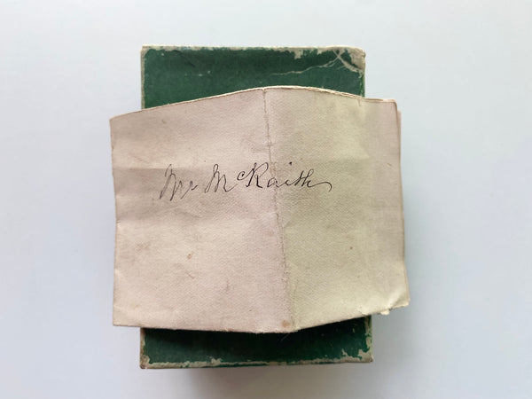 *RESERVED* Antique Creepy Folk Art Gift & Letter  Of Provenance Dated 1905 - Source Vintage