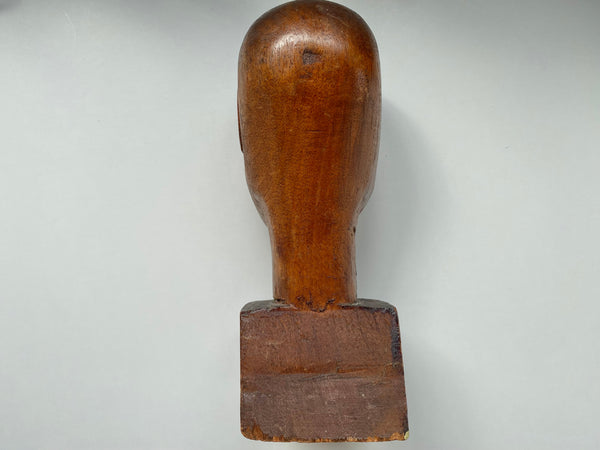 Rare Antique Folk Art Homemade Bedpost Doll - Source Vintage