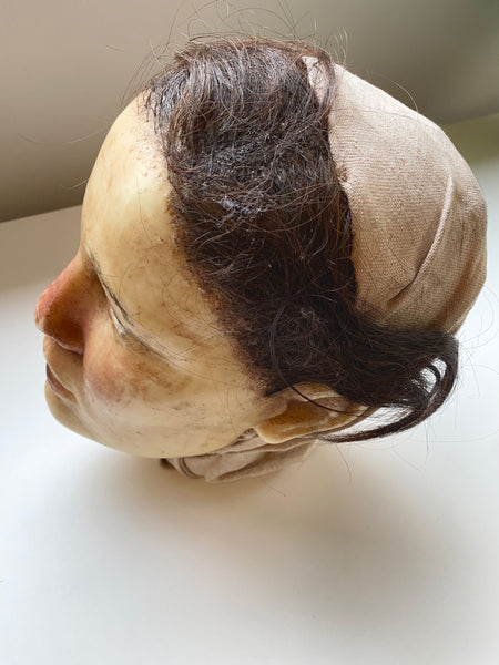 Antique Wax Medical Moulage Of A Female c.1900