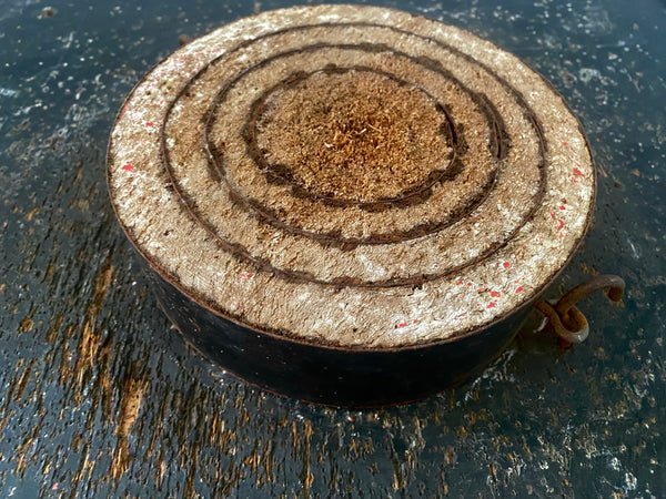 Antique Fairground Dartboard In Untouched Original Folk Art Primitive Style - Source Vintage