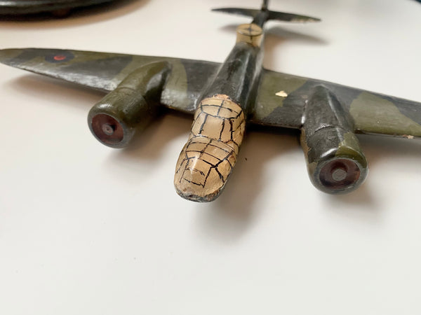 Vintage WW2 Era Scratch Built Toy Bristol Blenheim Bomber Plane