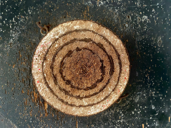 Antique Fairground Dartboard In Untouched Original Folk Art Primitive Style - Source Vintage