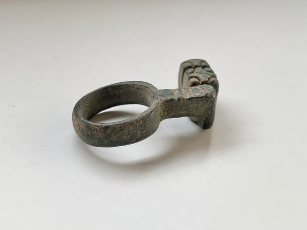 A Roman Ladies Bronze Key Ring - Source Vintage