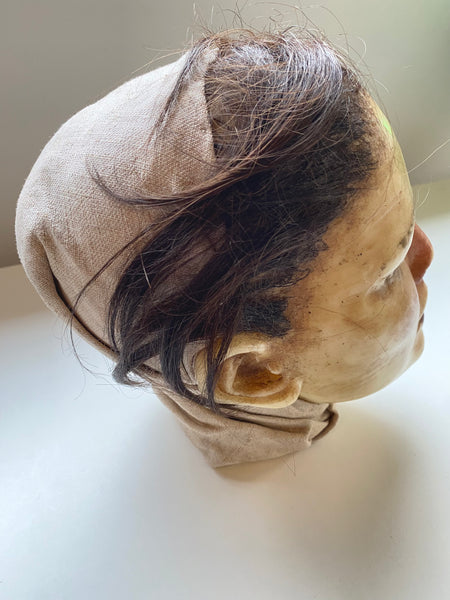 Antique Wax Medical Moulage Of A Female c.1900