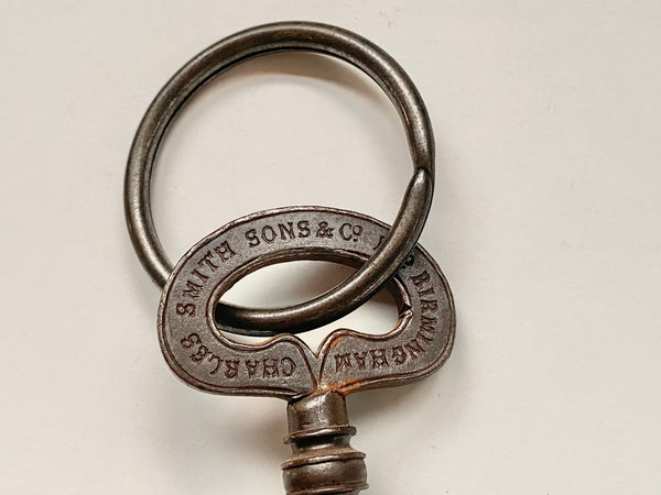 Rare Heavy Antique 19th Century Prison Cell Master Key Charles Smith Sons & Co Birmingham - Source Vintage