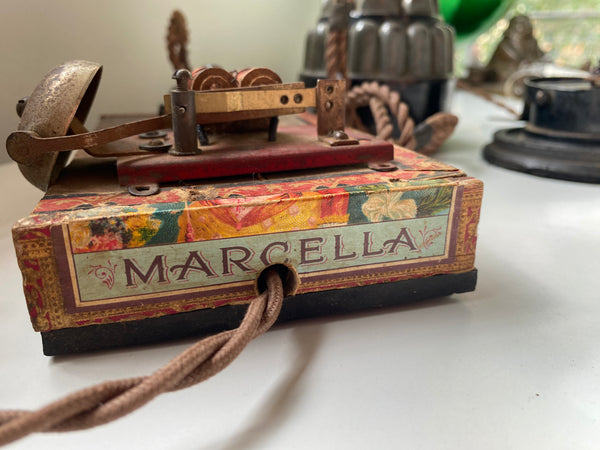 *RESERVED FOR TIM* Rare WW2 French Resistance Scratch Built Communications Radio Made From Old Cigar Box - Source Vintage