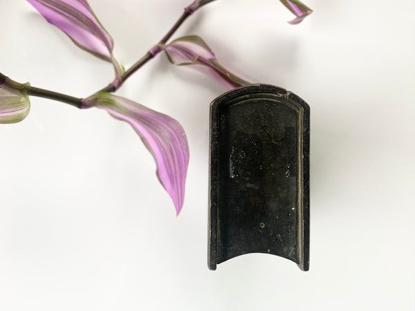 Antique Victorian Carved Welsh Slate Book Initialled & Dated 1862 - Source Vintage