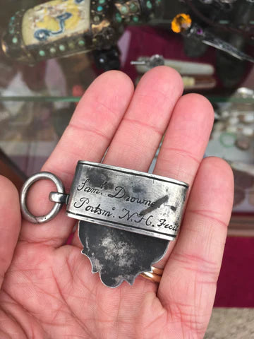 A Very Rare 18th Century Silver Relic With A Possible Link To The Boston Massacre On March 5th 1770 Marking The Beginning Of The American Revolution - Source Vintage