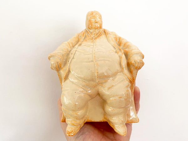 Rare Museum Ceramic Figurine Of Daniel Lambert, Once The World’s Largest Recorded Person, And One Of Leicester’s Most Cherished Icons - Source Vintage