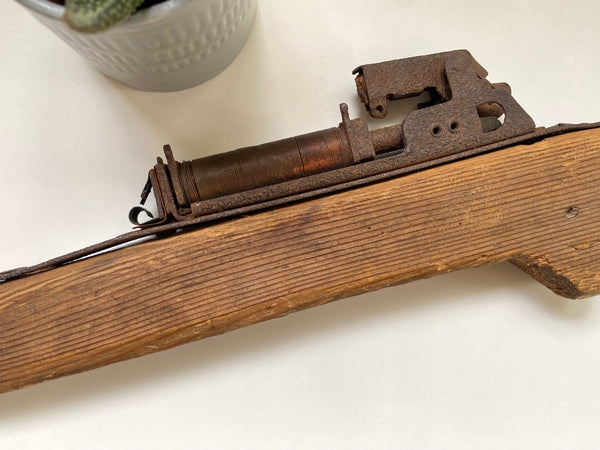 Antique 1920s Scratch Built Folk Art Primitive Toy - Source Vintage