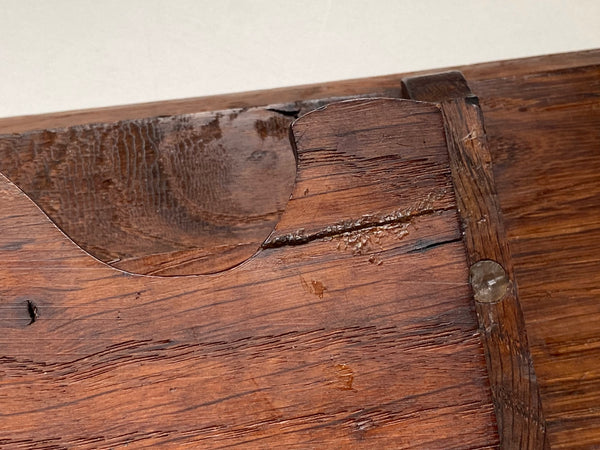 A Rare Folk Art Stand Made With Oak From Winchester Cathedral - Source Vintage