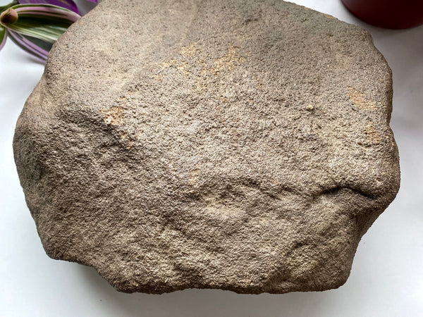 A Crude And Highly Naive Carved Antique Stone Stela Fragment, Reputedly Salvaged From A Church Wall In Derbyshire - Source Vintage