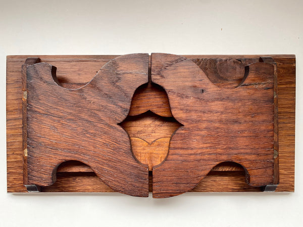 A Rare Folk Art Stand Made With Oak From Winchester Cathedral - Source Vintage