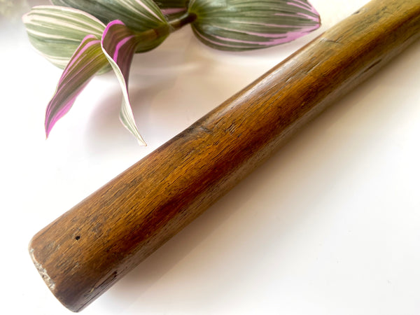 Rare Georgian Treen Washing Paddle With Symbols Of Love Dated 1794 - Source Vintage