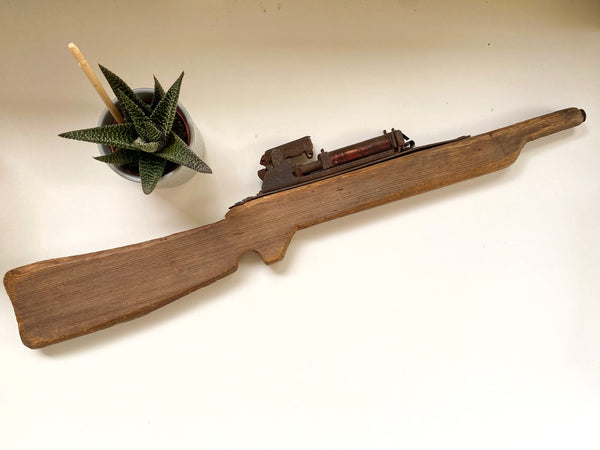 Antique 1920s Scratch Built Folk Art Primitive Toy - Source Vintage